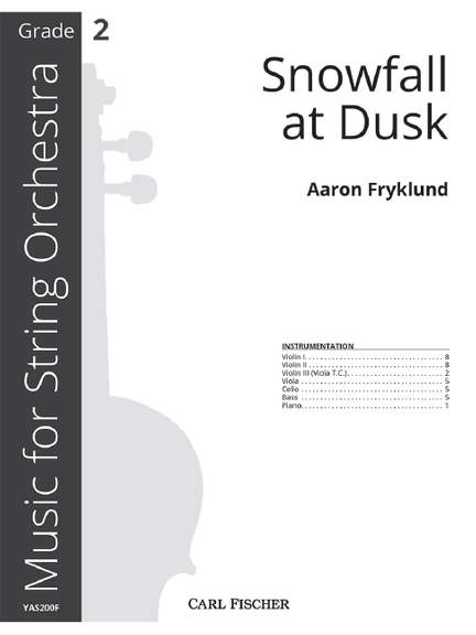 Fryklund, A: Snowfall at Dusk