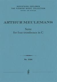 Meulemans, Arthur: Suite for four trombones in C