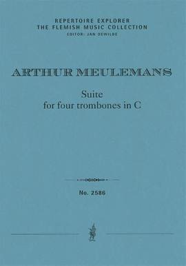 Meulemans, Arthur: Suite for four trombones in C