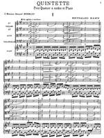 Hahn, Reynaldo: Quintette en fa dièse mineur pour piano et cordes Product Image