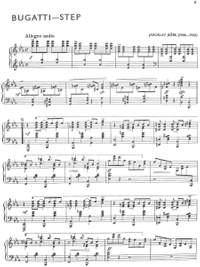 Ježek, Jaroslav: Bugatti-Step for piano solo