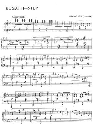 Ježek, Jaroslav: Bugatti-Step for piano solo