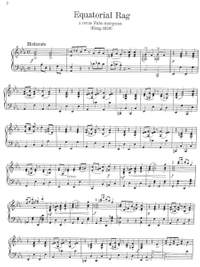Ježek, Jaroslav: Equatorial Rag for piano solo