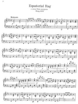 Ježek, Jaroslav: Equatorial Rag for piano solo