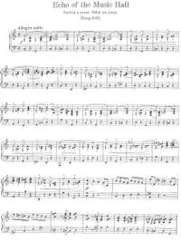 Ježek, Jaroslav: Two Foxtrots (Echo of the Music Hall & Rhythm Feet) for piano solo