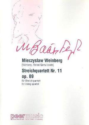 Mieczyslaw Weinberg: Streichquartett Nr. 11 Op. 89