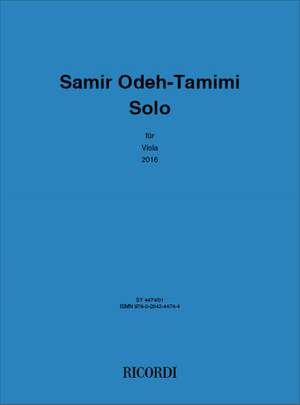 Samir Odeh-Tamimi: Solo