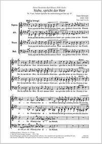 Fährmann, Hans: Siehe, spricht der Herr Op. 45/5