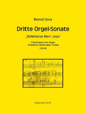 Genz, B: Third Sonata for Organ