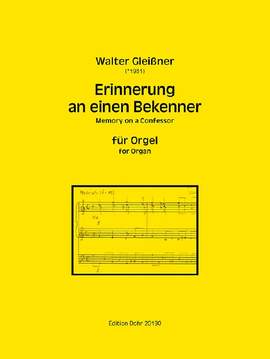 Gleißner, W: Erinnerung an einen Bekenner