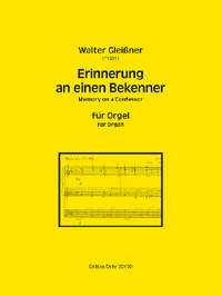 Gleißner, W: Memory on a Confessor