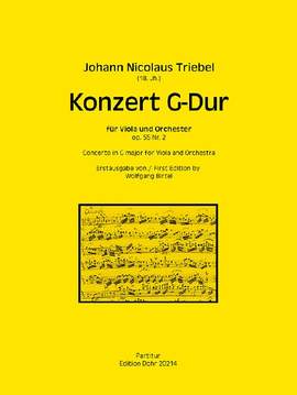 Triebel, J N: Konzert G-Dur op.55/2