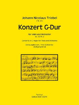 Triebel, J N: Konzert G-Dur op.55/2