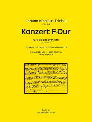 Triebel, J N: Concerto F major op.55/3