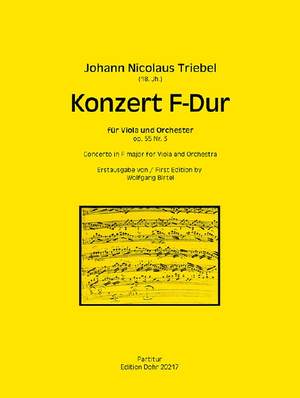 Triebel, J N: Konzert F-Dur op.55/3
