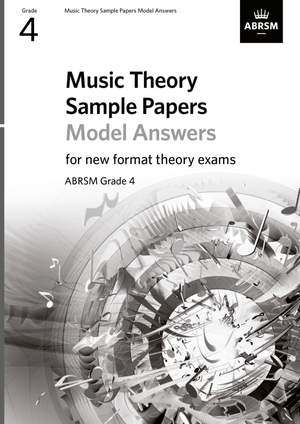 ABRSM: Music Theory Sample Papers Model Answers, ABRSM Grade 4