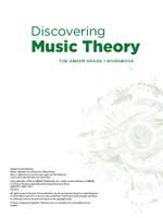 ABRSM: Discovering Music Theory, The ABRSM Grade 1 Workbook Product Image