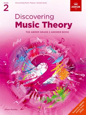 ABRSM: Discovering Music Theory, The ABRSM Grade 2 Answer Book