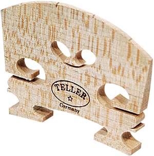Violin Bridge - Aubert Model. Shaped and Fitted. 1/4