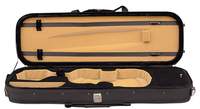 Hidersine Violin Case 4/4 Light Oblong - Black