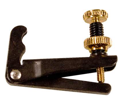 Wittner Viola String Adjuster. Black with Gold Screws