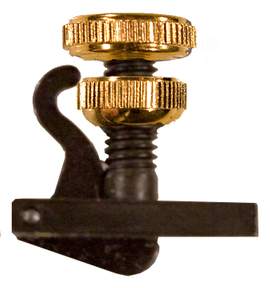 Wittner Violin String Adjuster. Hill. Black / Gold Screws