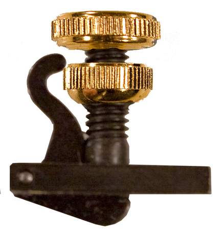 Wittner Violin String Adjuster. Hill. Black / Gold Screws