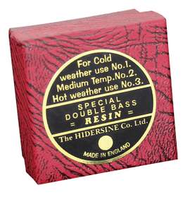 Hidersine Double Bass Rosin Hard, Warm DB3