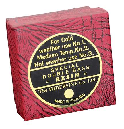 Hidersine Double Bass Rosin Medium, Temperate DB2