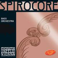 Spirocore Double Bass String D. Chrome Wound 3/4 - Weak