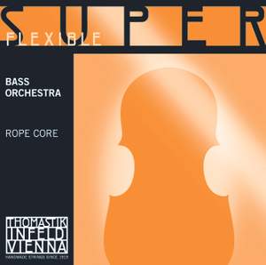 SuperFlexible Double Bass String SOLO SET. Chrome Wound 4/4