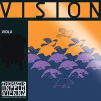 Vision Viola String D. Synthetic Core Silver Wound 4/4