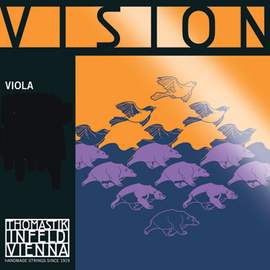 Vision Viola String D. Synthetic Core Silver Wound 4/4