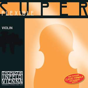 SuperFlexible Violin String E. 1/4 Chrome Wound*R