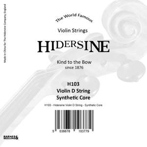 Hidersine Violin String D Synthetic core