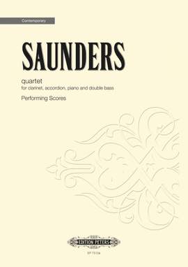 Saunders, Rebecca: quartet (performing scores)