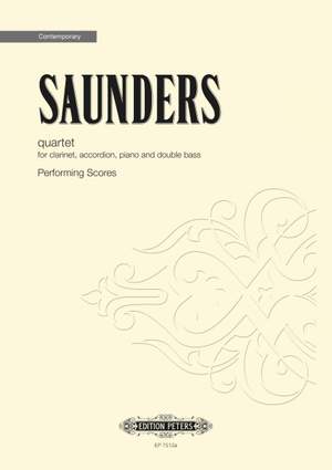 Saunders, Rebecca: quartet (performing scores)
