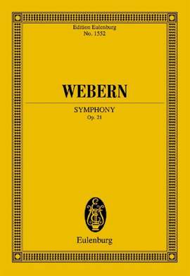 Webern, A: Symphony op. 21