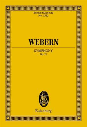 Webern, A: Symphony op. 21