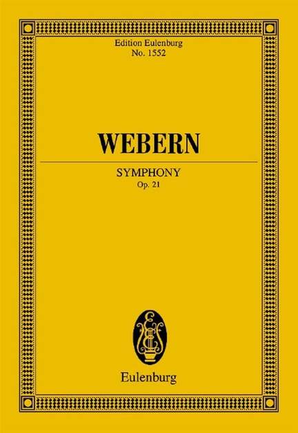 Webern, A: Symphony op. 21