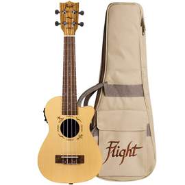 Flight DUC328CEQ Elec Concert Ukulele - Zeb B&S