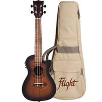 Flight: Gemstone DUC380 Elec Con Ukulele - Amber