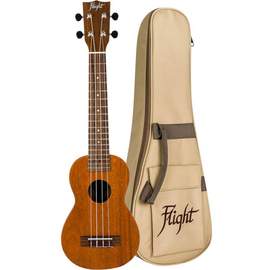 Flight: LUS-5 Heritage Con-Neck Soprano Ukulele
