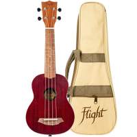 Flight: Gemstone NUS380 Soprano Ukulele - Coral