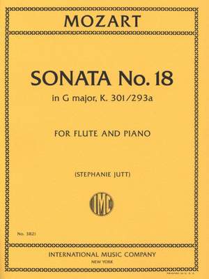 Wolfgang Amadeus Mozart: Sonata No. 18 In G Major