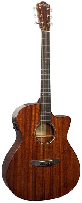Rathbone No.3 Mahogany Cutaway Electro Acoustic Guitar