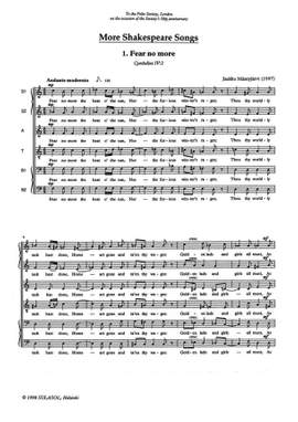 Jaakko Mäntyjärvi: More Shakespeare Songs