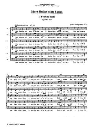 Jaakko Mäntyjärvi: More Shakespeare Songs