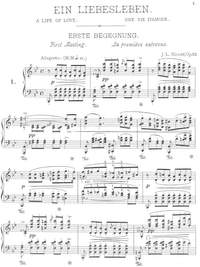 Nicodé, Jean Louis: Ein Liebesleben (Une vie d’amour) op. 22 for piano solo