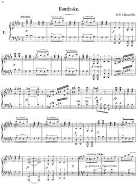 Reznicek, Emil Nikolaus von: Vier Stücke for piano solo